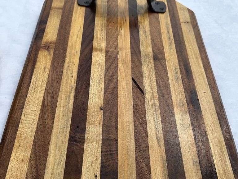 (2) Homemade Wooden Charcuterie Boards