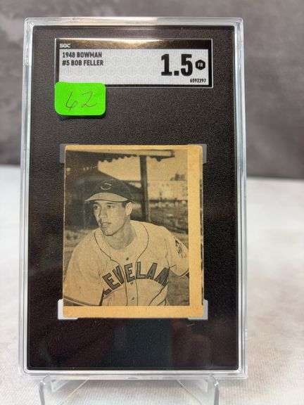 1948 Bob Feller (Rookie), SGC fair