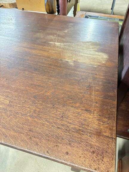 Vintage Solid Wood Desk 34” D 48” W 29” H