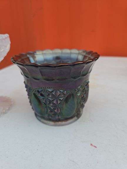 LOT OF 2 GLASS IMPERIAL PIECES