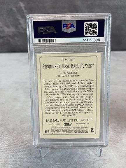 2020 Topps Update Turkey Red #TR27 Luis Robert PSA 10