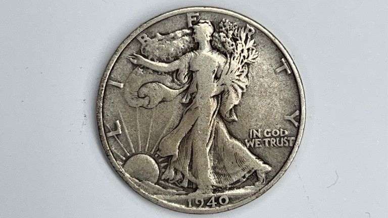 1940-S Walking Liberty Half Dollar
