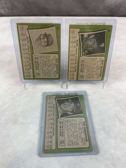 1971 Topps Rookies: Simmons, Blyleven, Concepcion