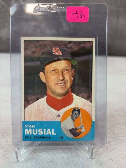Stan Musial 1963 Topps #250 EXMT-NM