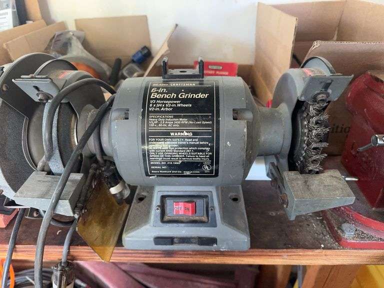 Craftsman 6” Bench Grinder