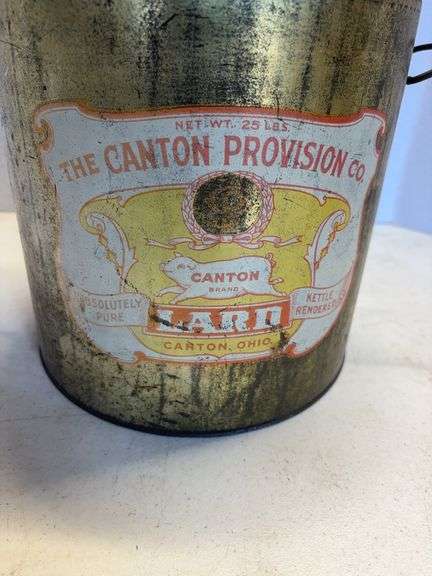 Canton Lard Tin