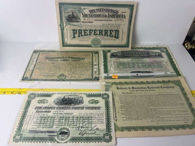 Mining & Railroad Certificates