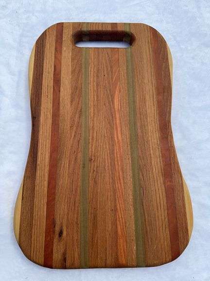 (2) Homemade Wooden Charcuterie Boards