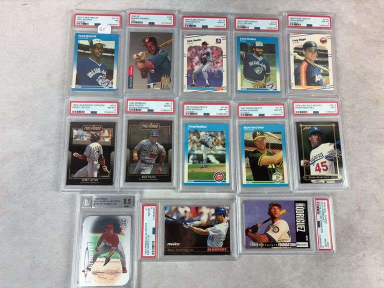 13 Card Graded Lot-Baseball