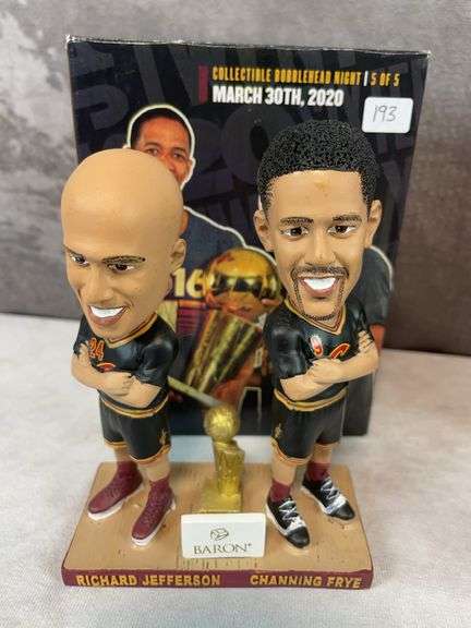 (2) Richard Jefferson & Channing Frye Collectible Bobbleheads