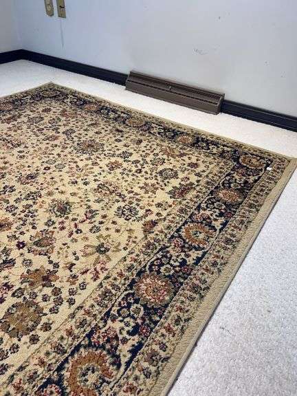Charisma Sarouk Cream Decorative Rug