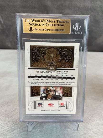 2009 Donruss Classics Timeless Tributes Gold #60 Drew Brees #/50