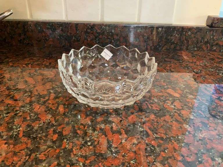 American Fostoria Clear Glass Bowl