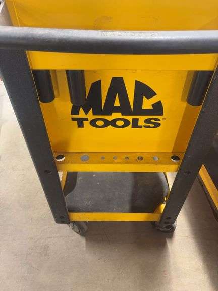 Mac Tools Toolbox on Casters 37” W 21”D 43” H
