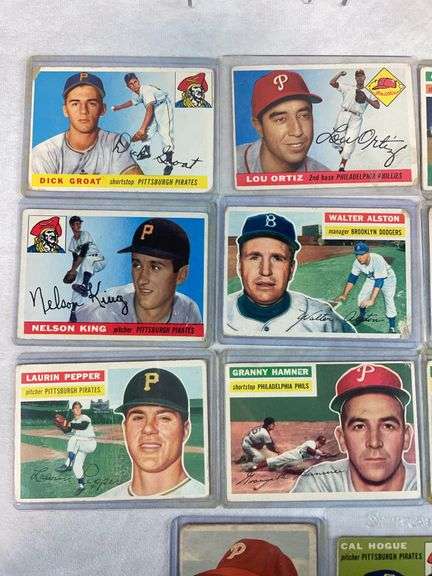(13) 1950's Topps Baseball Cards