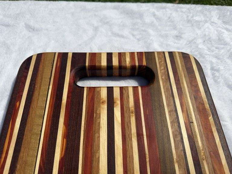 (2) Homemade Wooden Charcuterie Boards