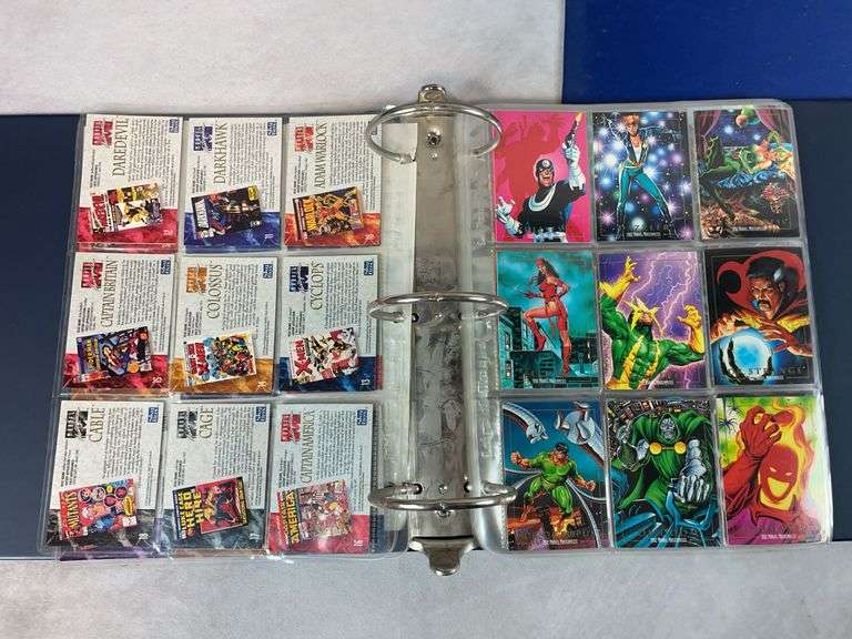1993 Marvel Masterpieces Complete Set witth Extra Cards