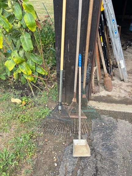 3 Leaf Rakes / Scoop