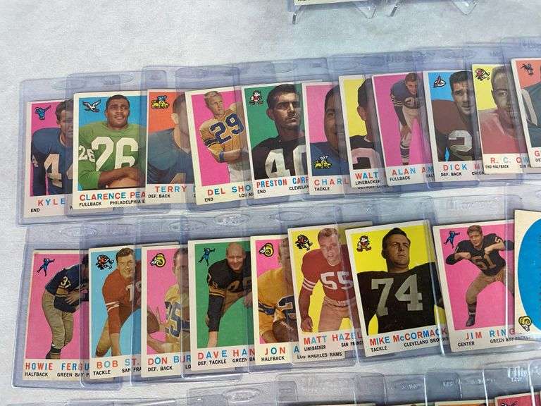 1959 Topps football 62 cards, no duplicates, in order