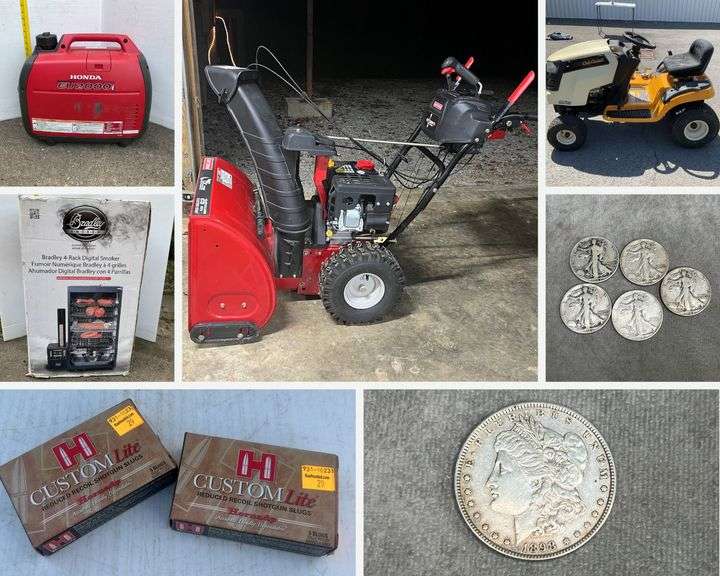Coins, Mowers, Snowblower, Generator (WV)