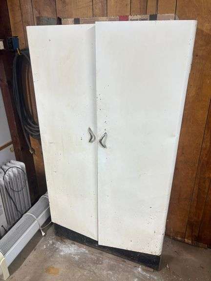 Metal File Cabinet w/8N &. 9N Parts including Sherman Transmission