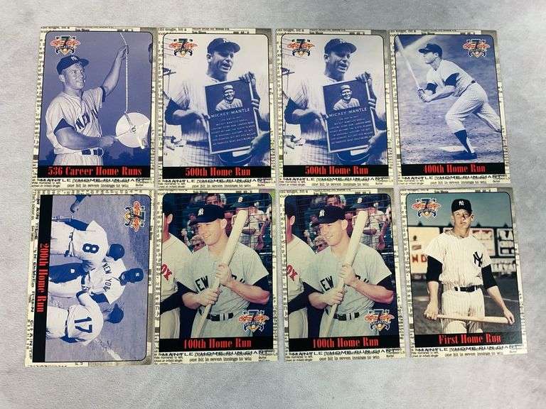17 Card Jumbo Lot: Mickey Mantle, Michael Jordan, Randy Moss, Dan Marino, Mark McGwire +More