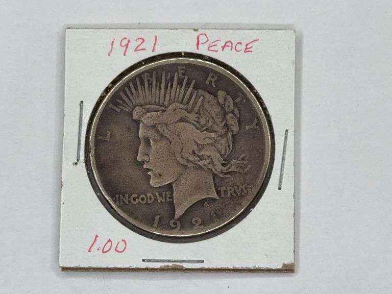 1921 Peace Dollar