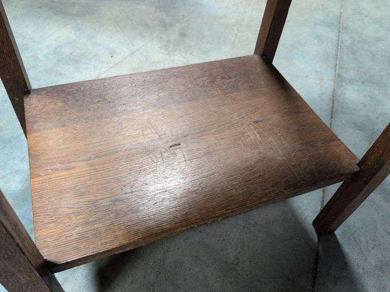 Wooden end table
