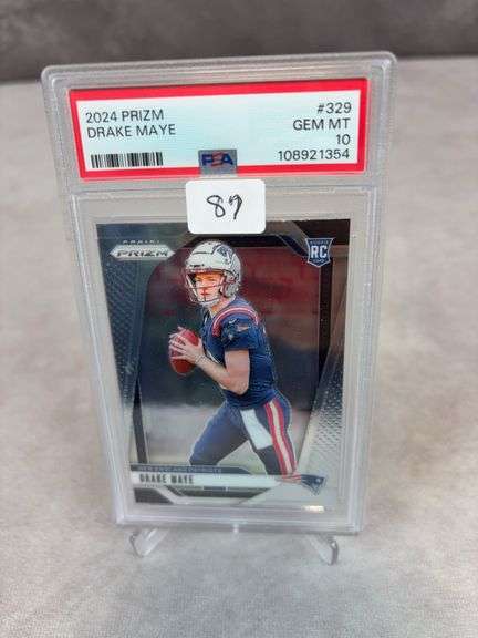 2024 Panini Prizm Drake Maye ROOKIE #329 PSA 10 GEM MINT