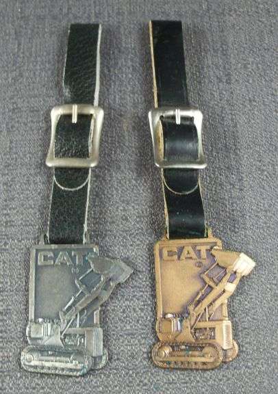 Cat Loader lot of 2 Watch Fobs