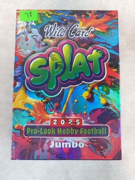 2025 Wild Card Pro-Look Football Jumbo Hobby Box SPLAT Factory Sealed