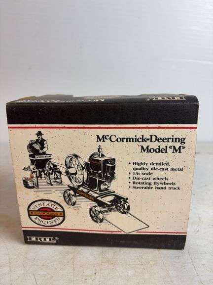 McCormick-Deering Model "M" diecast model engine - 1/6 scale, dirty