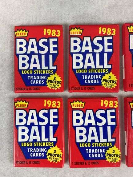 (10) 1983 Fleer Baseball Packs