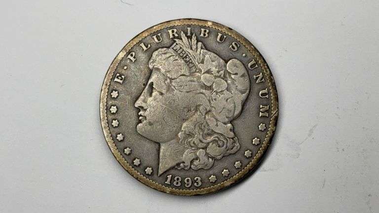 1893- CC Morgan Dollar