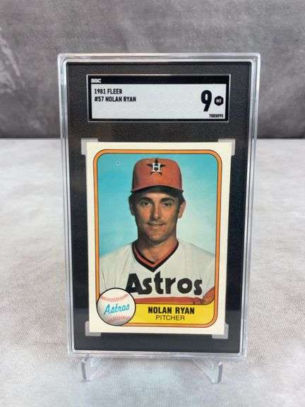 1981 Fleer Nolan Ryan #57 - SGC 9