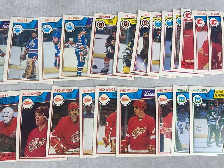 1983-1984 O.P.C. Hockey 100+ cards, no duplicates, all in order