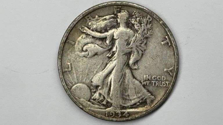 1934 Walking Liberty Half Dollar