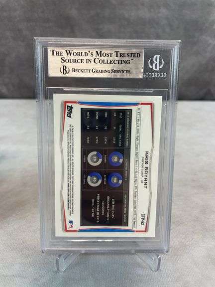2014 Bowman Chrome Draft Top Prospects #CTP62 Refractor Kris Bryant RC BGS 9