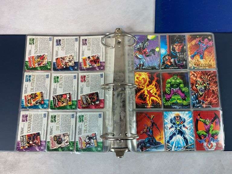 1993 Marvel Masterpieces Complete Set witth Extra Cards