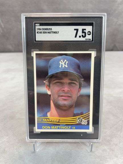 1984 Donruss Don Mattingly #248 - SGC 7.5