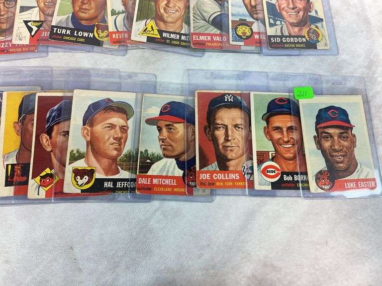1953 Topps baseball group of 30, no duplicates, all in order