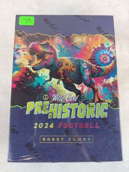 2024 Wild Card Pre-Historic Football Hobby Box sealed all #'d to /25 or less