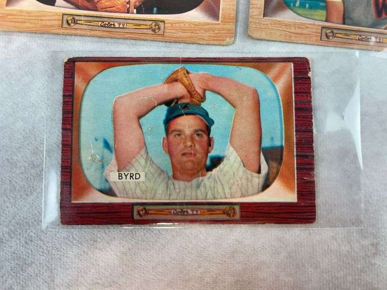 (19) 1955 Bowman Baseball Cards