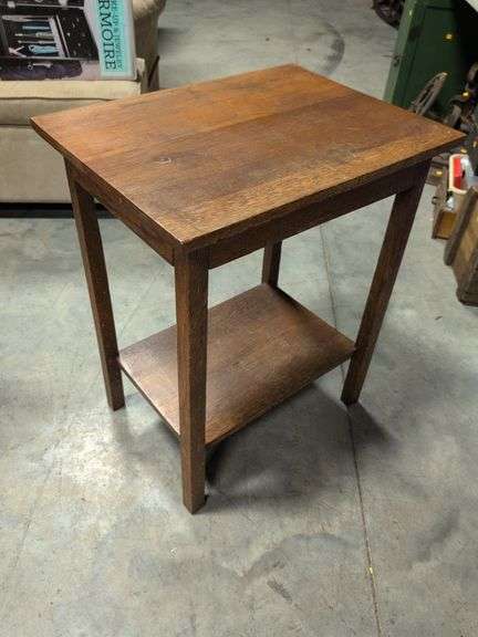 Wooden end table