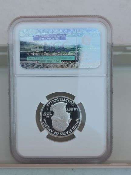 2014S ARCHES SILVER QUARTER NGC PF69 ULTRA CAMEO