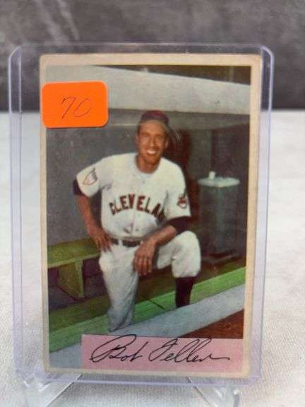 1954 Bowman Bob Feller, good