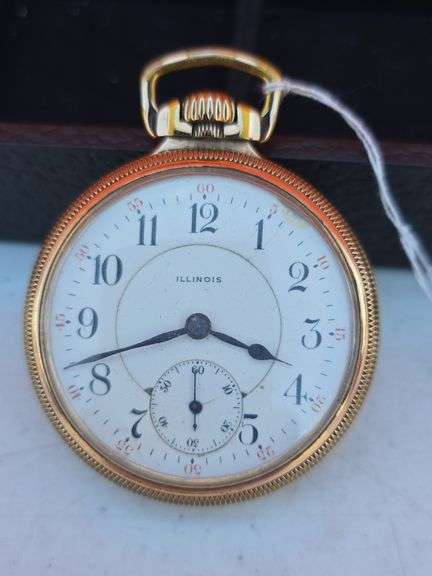 1921 ILLINOIS MODEL 9 ABE LINCOLN 21 JEWEL POCKET WATCH WORKS
