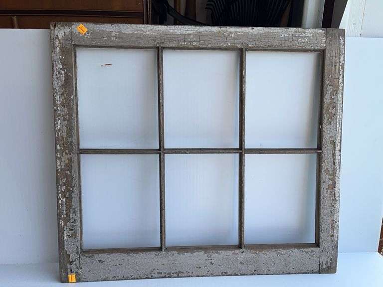28 1/2” x 25 1/4” Vintage Window