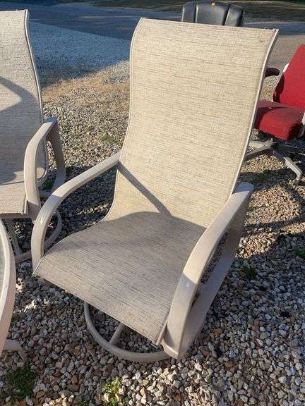 Patio table with 4 matching chairs