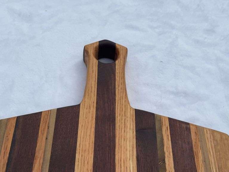 (2) Homemade Wooden Charcuterie Boards